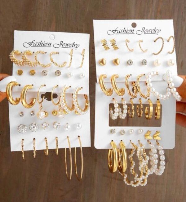 Lot de 6 Boucles d’Oreilles