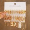 Lot de 6 Boucles d’Oreilles