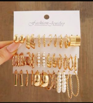 Lot de 6 Boucles d’Oreilles
